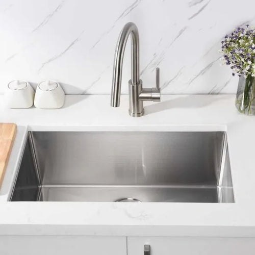 25" Small Radius Undermount Stainless Steel Kitchen/Bar Sink