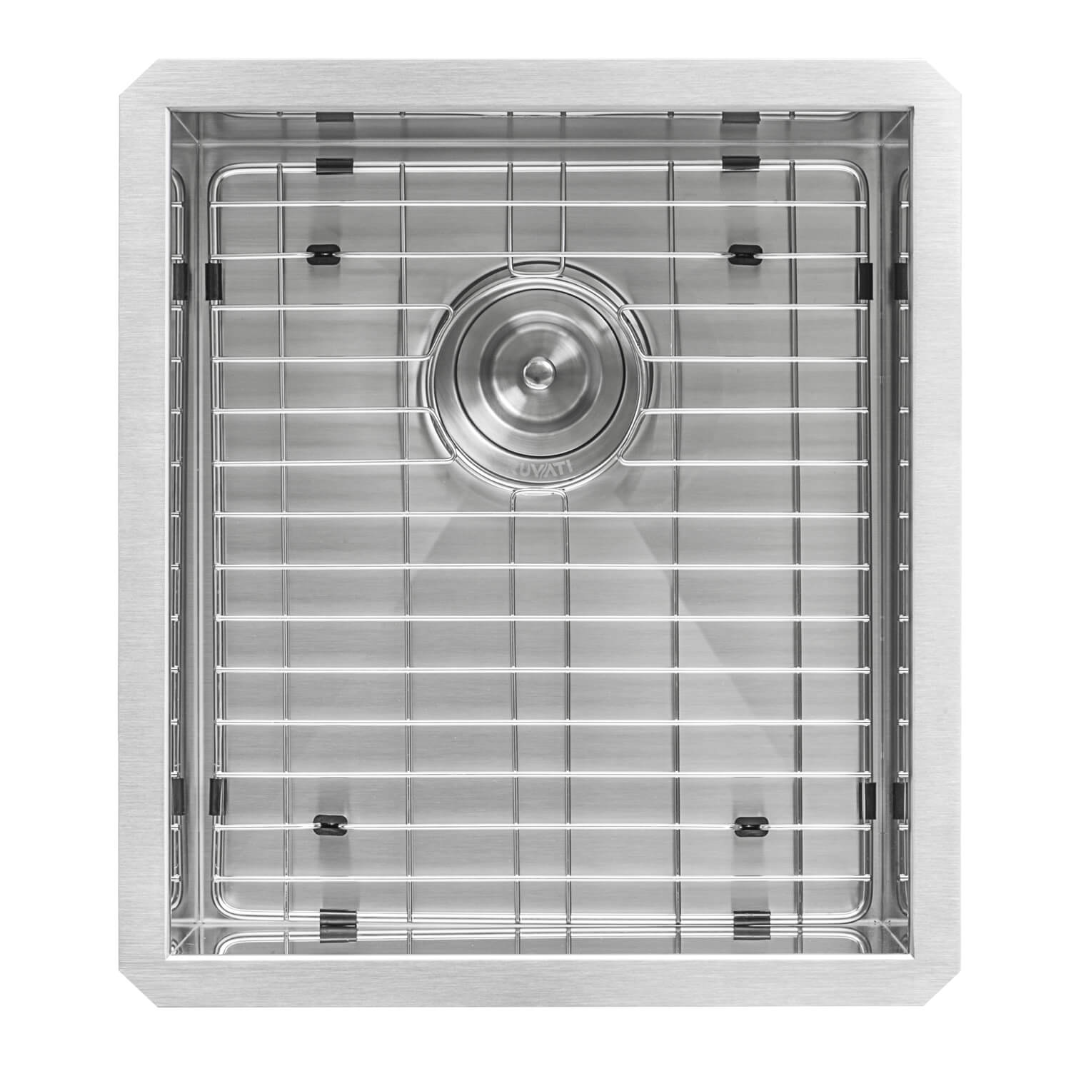 Nesta Ruvati 16-inch Undermount 16 Gauge Zero Radius Bar Prep Sink Stainless Steel Single Bowl – Model# RVH7111
