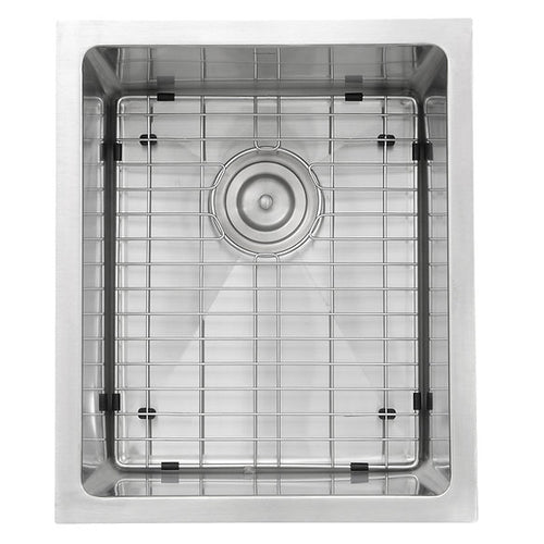 15" Pro Series Rectangle Undermount Small Radius Stainless Steel Bar/Prep Sink Model# SR1815