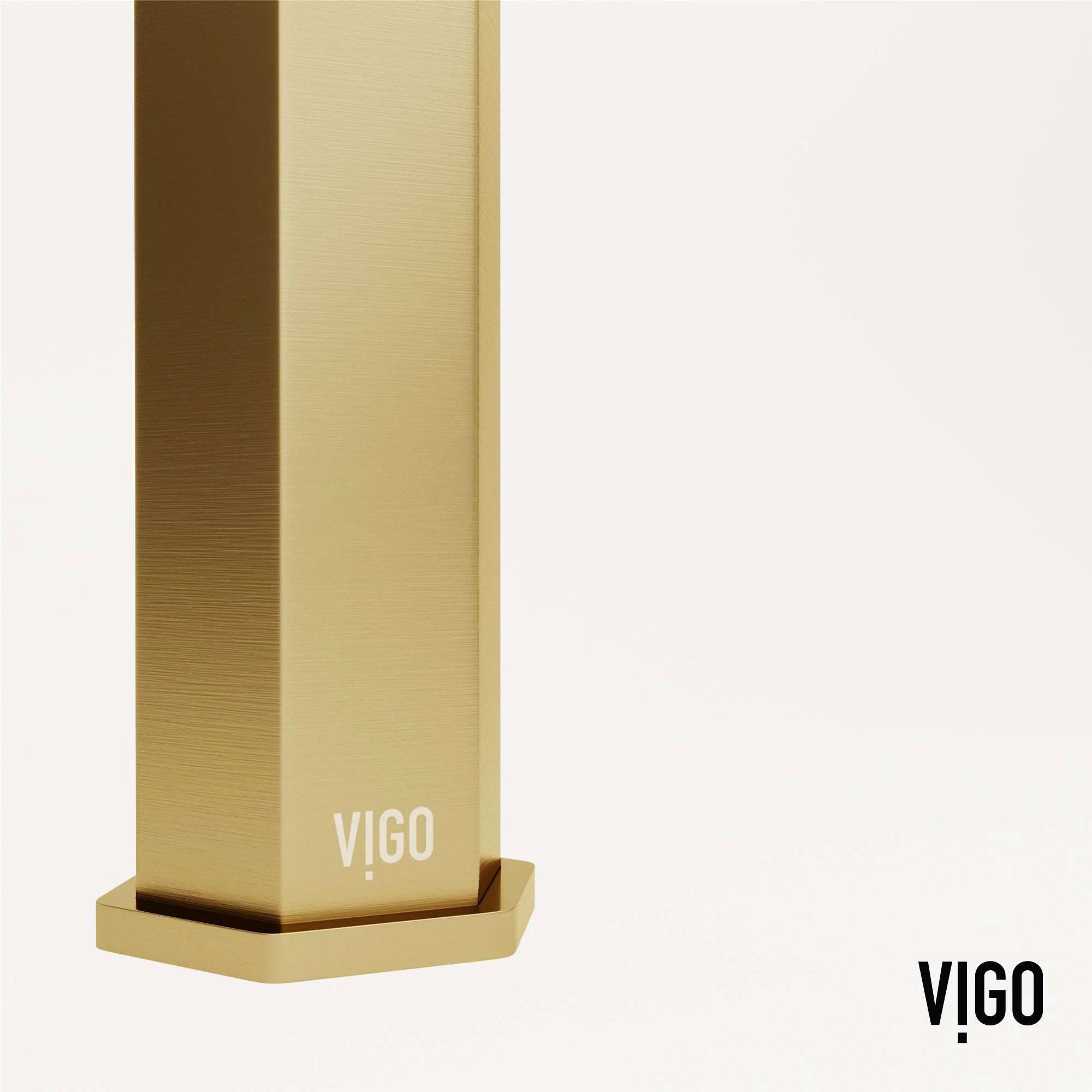 VIGO - Hart Nova Single Hole Bathroom Faucet In Matte Brushed Gold Model# VG01053MG