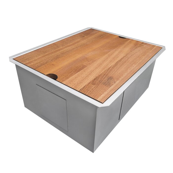 Alto Ruvati 21"x 19" x 12" Deep Laundry Utility Workstation Sink Undermount 16 Gauge – Model# RVU6321