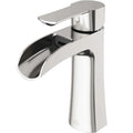 VIGO - Paloma Single Hole Single Handle Open Front Bathroom Faucet In Brushed Nickel Model# VG01041BN