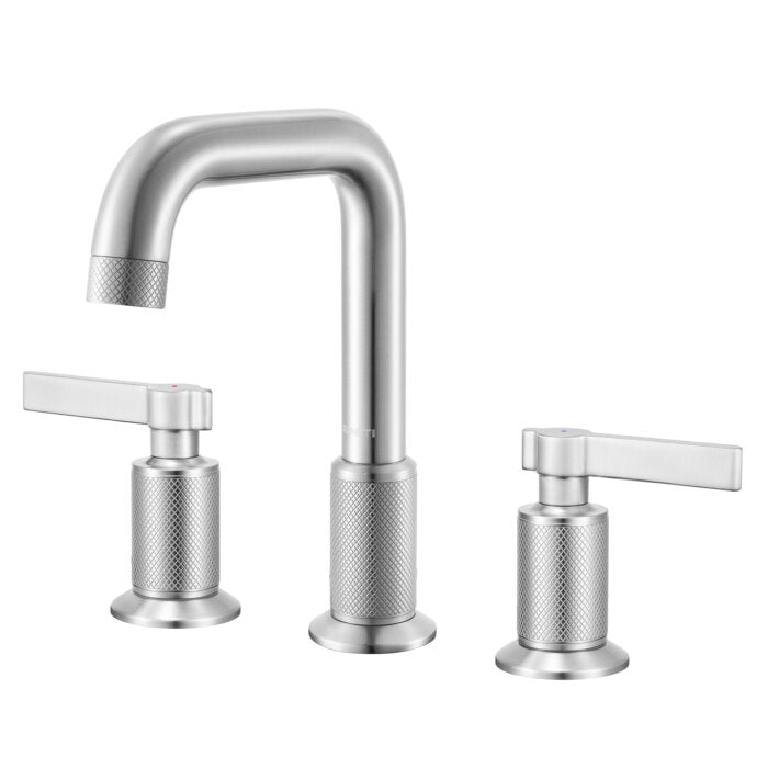 Barolo Model: RVF5236BN Ruvati Barolo Two Handle Widespread Art Deco Transitional Bathroom Faucet in Brushed Nickel – RVF5236BN