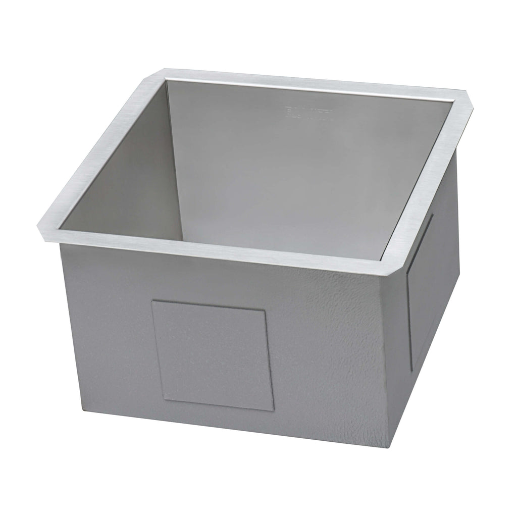 Nesta Ruvati 13 x 15 inch Undermount 16 Gauge Zero Radius Bar Prep Kitchen Sink Stainless Steel Single Bowl – Model# RVH7113