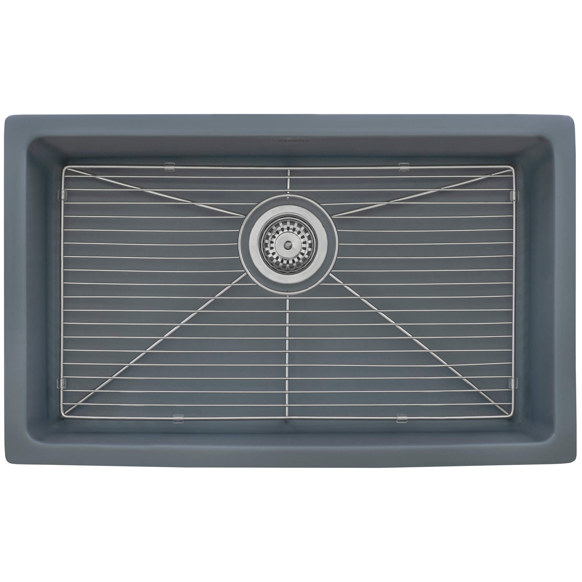 Fiamma Model: RVL3030LU Ruvati 30-inch Fireclay Undermount / Drop-in Topmount Kitchen Sink Single Bowl – Blue- RVL3030LU