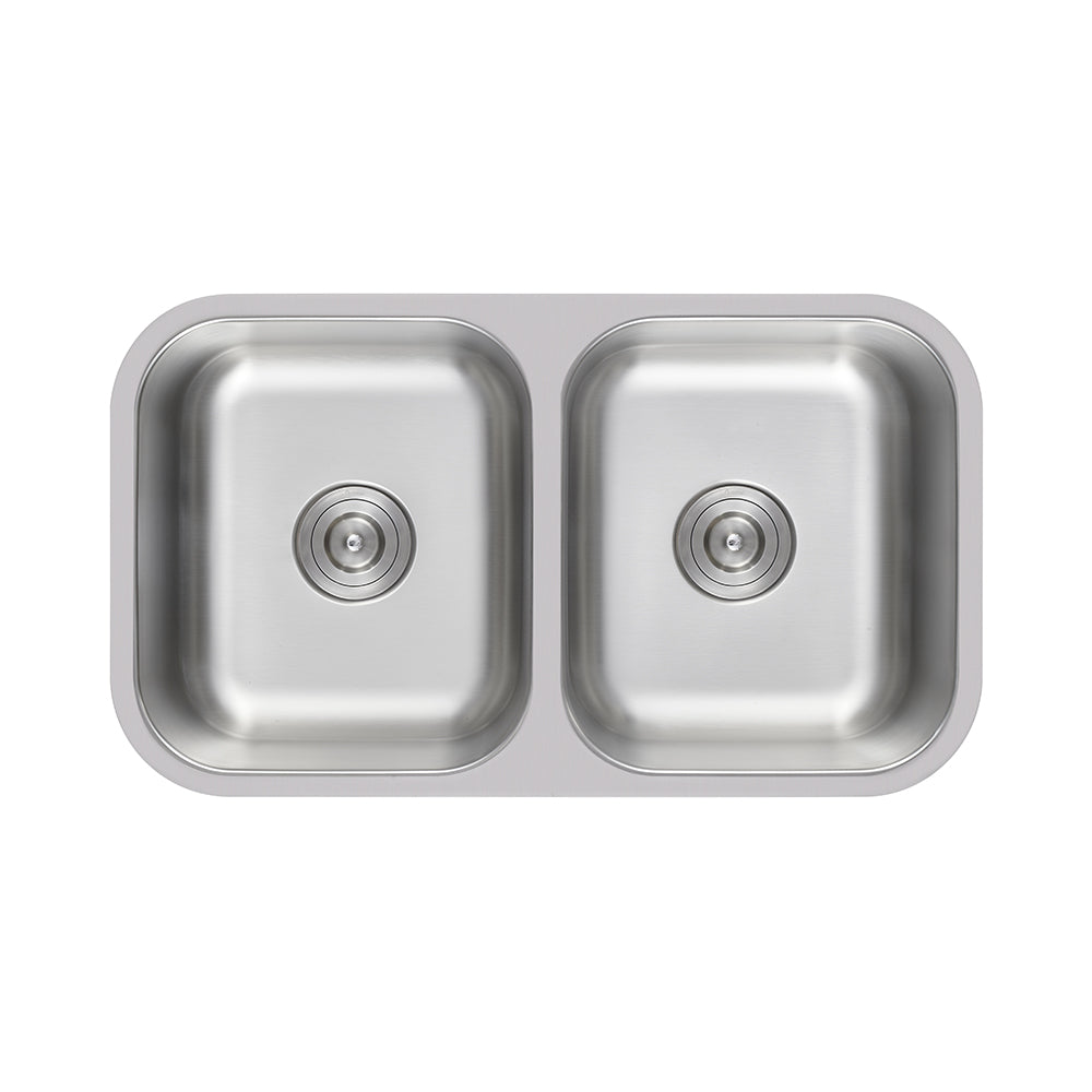 Oakland 32″ Undermount Stainless Steel 50/50 Double Bowl Kitchen Sink Model# KSU321899