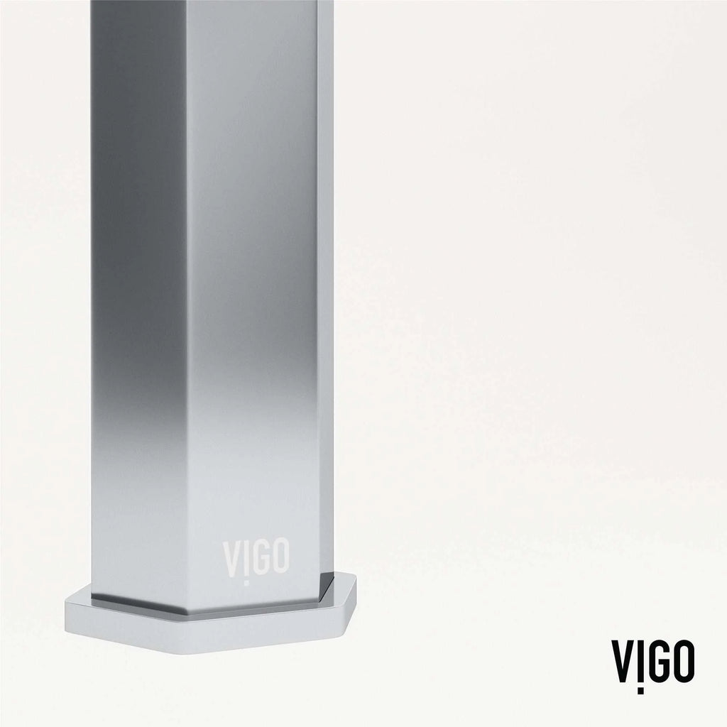 VIGO - Hart Nova Single Hole Bathroom Faucet In Chrome Model# VG01053CH