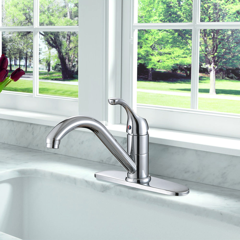 Single Handle Kitchen Faucet in Chrome – Model# KSK8112C