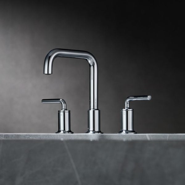 Oakland Wide Spread 3 Hole Bathroom Sink Faucet with Pop Up Drain in Chrome Model# KSB8236C