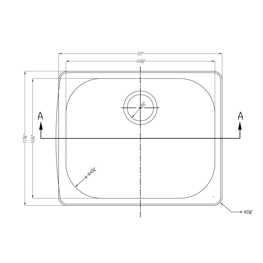 Dawn Single Bowl Topmount Bar Sink Model# 3233
