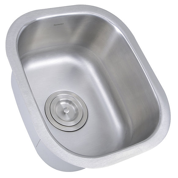 Nantucket Sinks 15" Rectangle Undermount Stainless Steel Bar/Prep Sink Model #NS1512