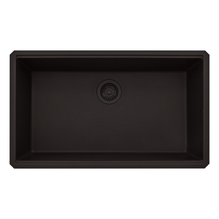 epiStage Model: RVG2306ES Ruvati 33-inch Granite Composite Quartz Undermount Workstation Kitchen Sink Espresso – RVG2306ES