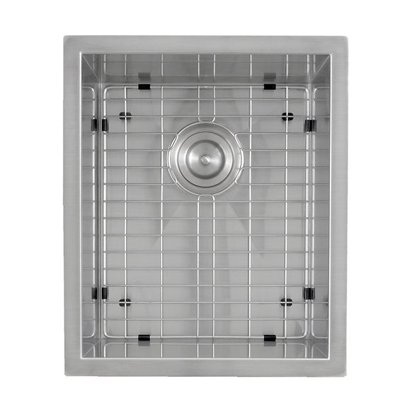 Nantucket Sinks - 15" Pro Series Rectangle Undermount Zero Radius Stainless Steel Bar/Prep Sink Model# ZR1815