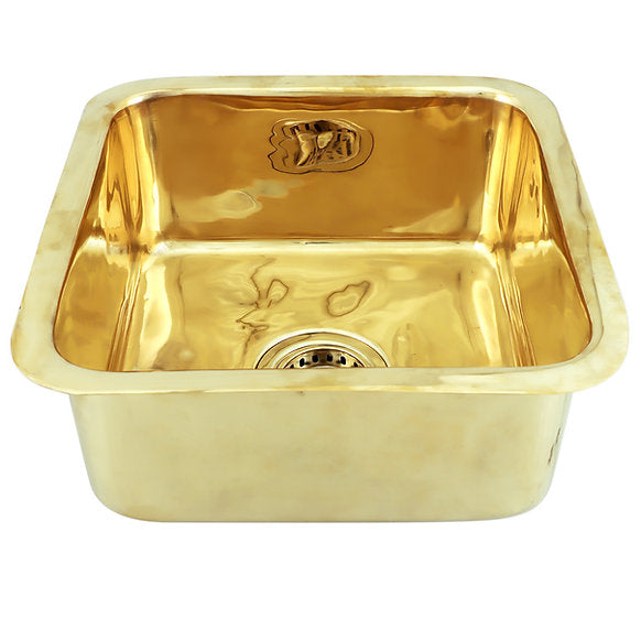 Nantucket Sinks Square Brass Undermount Bar/Prep Sink Model# SQRB-7SM