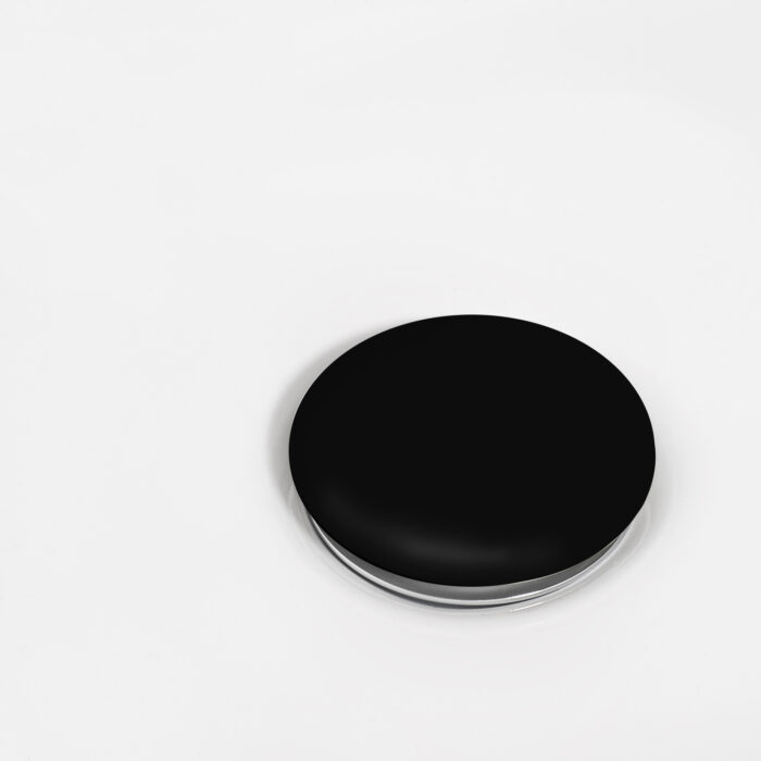 Model: RVA5102BK Ruvati Black Ceramic Top Push Pop-up Drain for Bathroom Sinks without Overflow- RVA5102BK