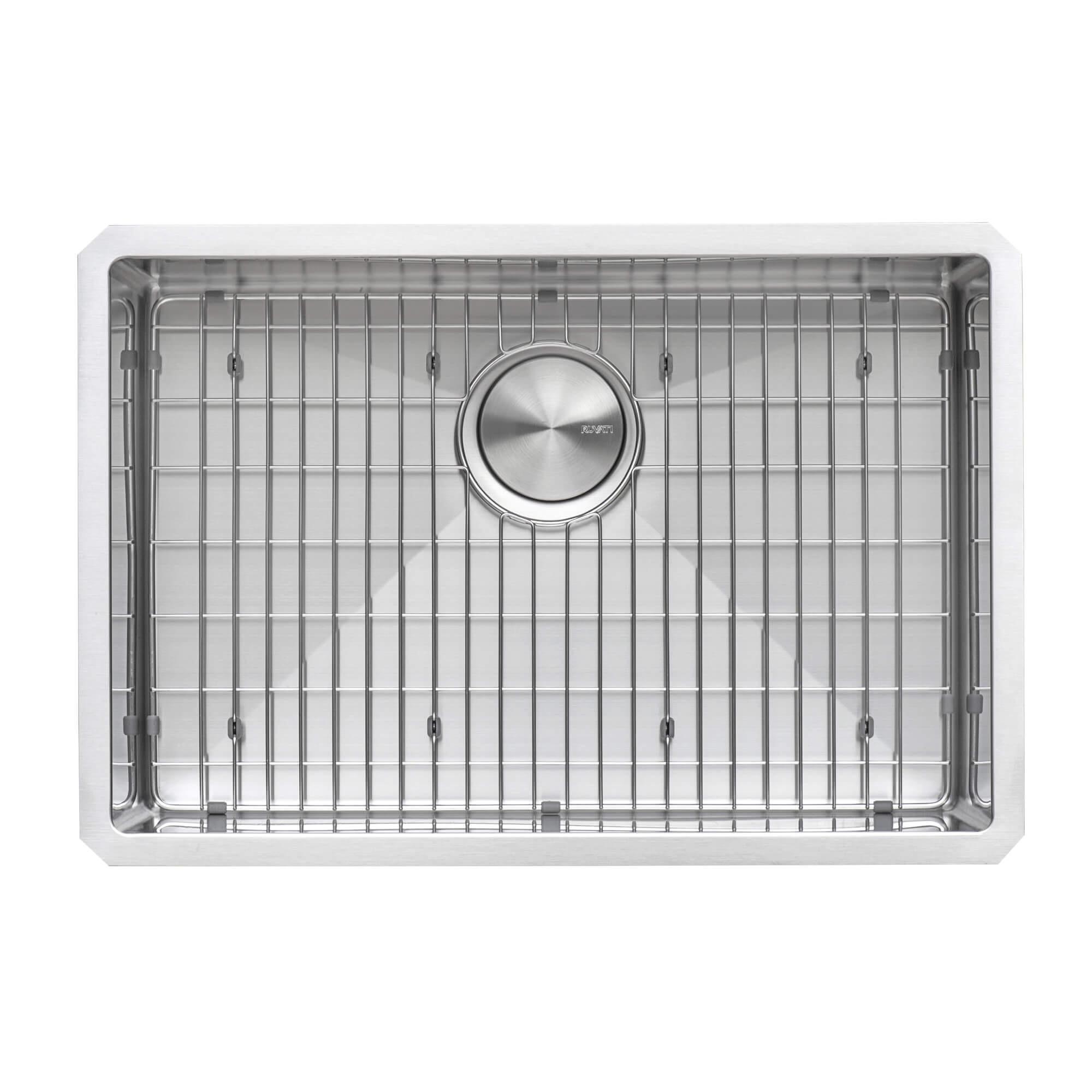 Gravena Ruvati 26-inch Undermount Stainless Steel Kitchen Sink 16 Gauge Rounded Corners Single Bowl – Model# RVH7126