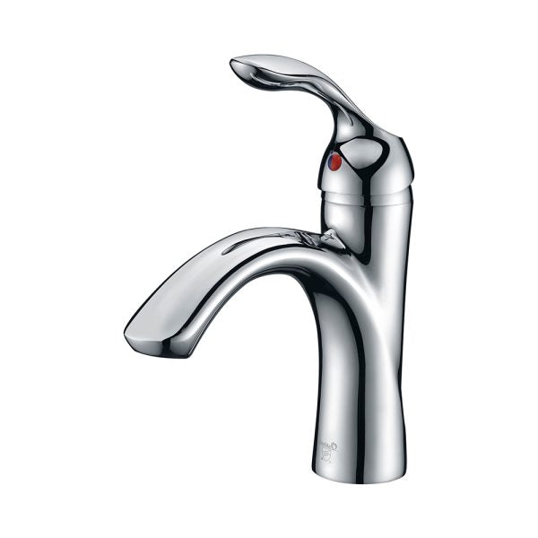 Oakland Single Handle Bathroom Sink Faucet with Pop Up Drain in Chrome Model# KSB1106C