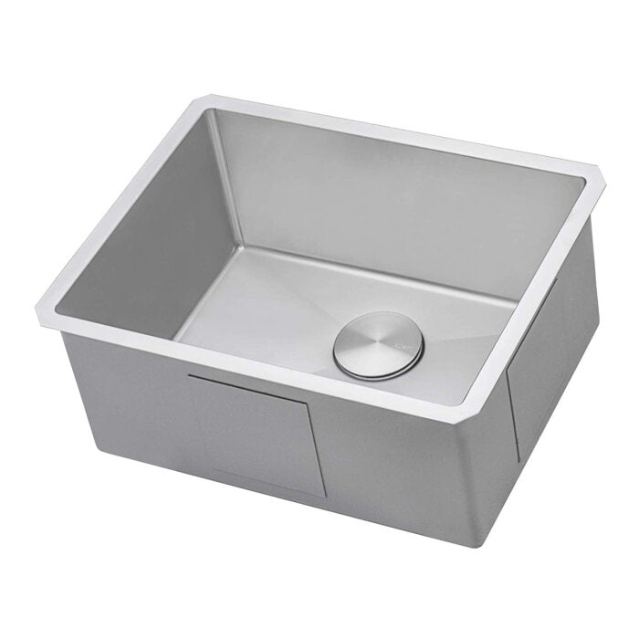 Gravena Ruvati 23-inch Undermount Stainless Steel Kitchen Sink 16 Gauge Rounded Corners Single Bowl – Model# RVH7123
