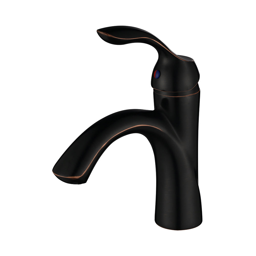 Oakland Single Handle Bathroom Sink Faucet with Pop Up Drain in Oil Rubbed Bronze Model# KSB1106RB