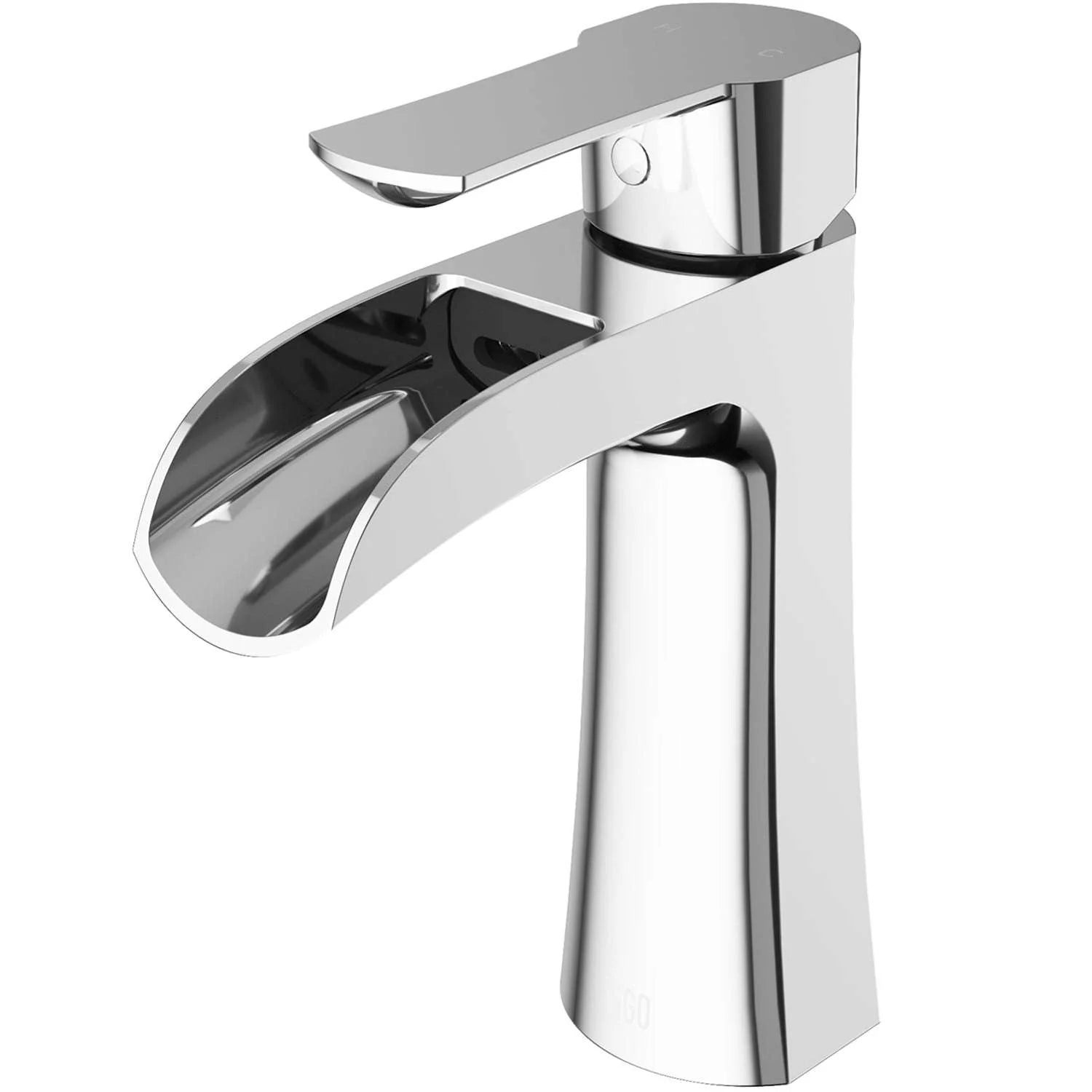 VIGO - Paloma Single Hole Single Handle Open Front Bathroom Faucet In Chrome Model# VG01041CH
