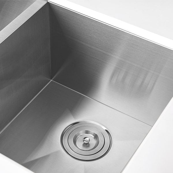 Double Bowl Zero Radius Stainless Steel Kitchen Sink 16 Gauge 50/50