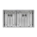 Urbana Ruvati 33-inch Low-Divide Undermount 40/60 Double Bowl 16 Gauge Rounded Corners Stainless Steel Kitchen Sink – Model# RVH7418