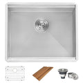 Alto Ruvati 21"x 19" x 12" Deep Laundry Utility Workstation Sink Undermount 16 Gauge – Model# RVU6321