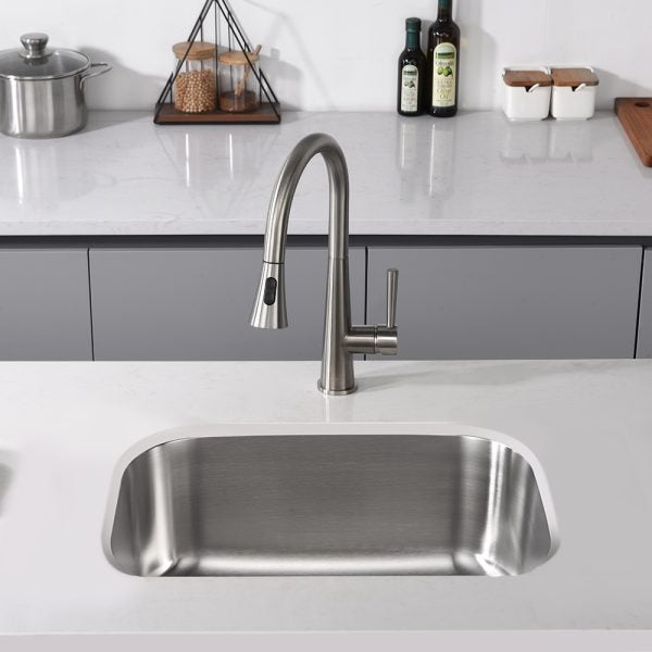 Oakland 16 Gauge 23″ Undermount Stainless Steel Single Bowl Kitchen Sink Model# KSU23189T