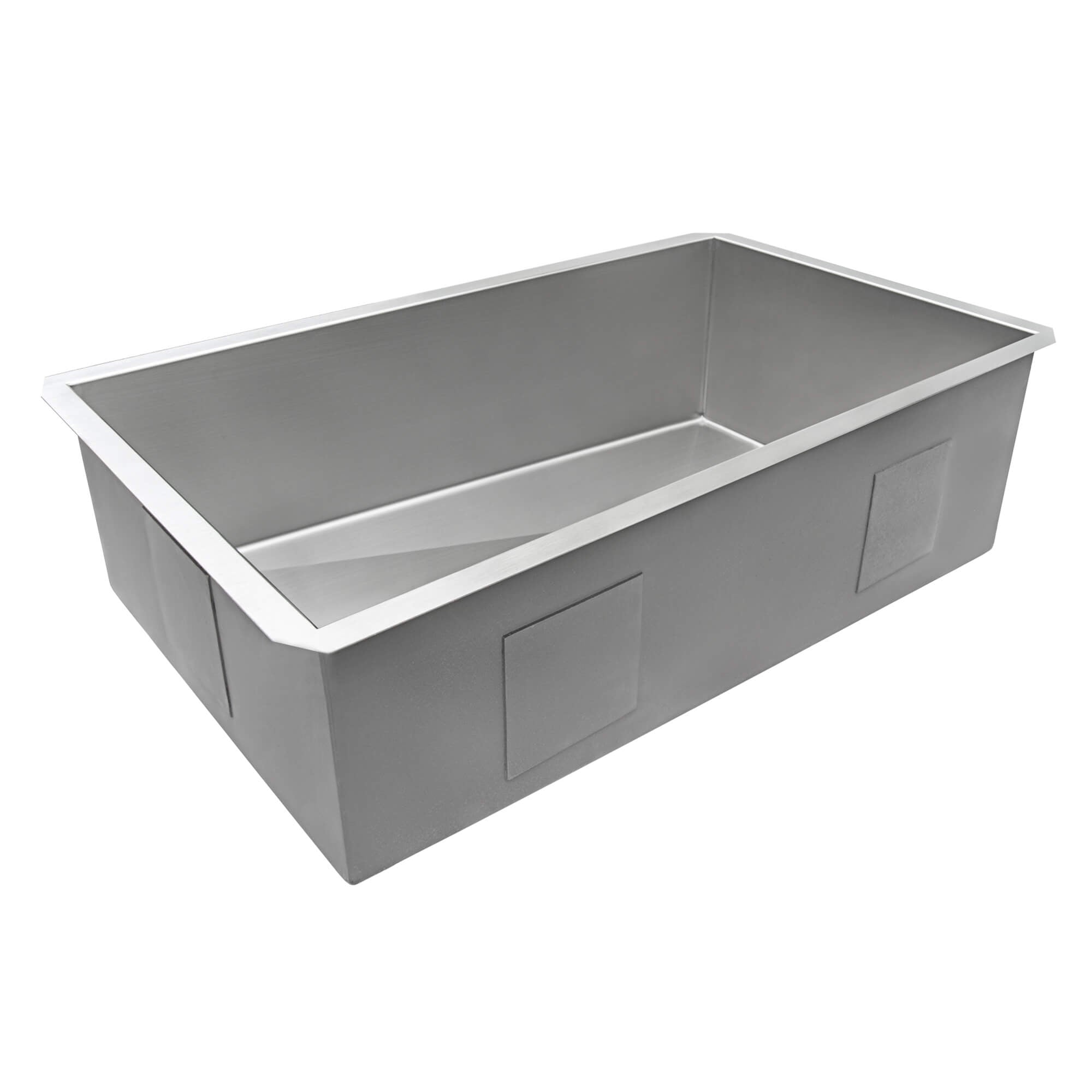 Tribeca Ruvati 32-inch Slope Bottom Offset Drain Reversible Kitchen Sink Undermount 16 Gauge Stainless Steel – Model # RVH7490