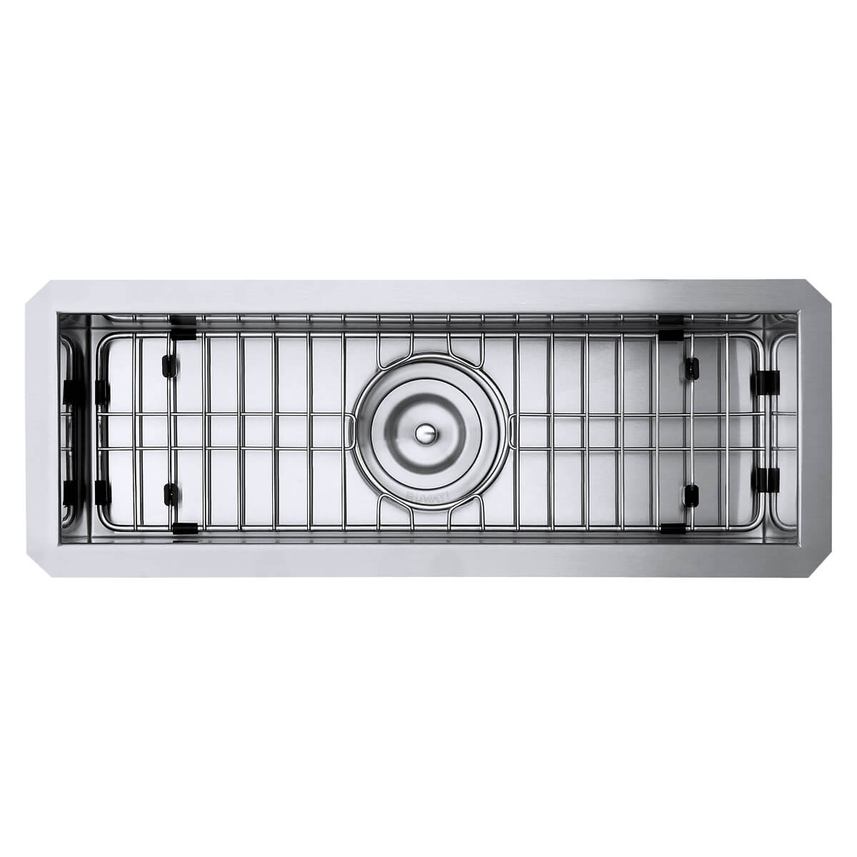 Nesta Ruvati 23″ x 8″ Bar Prep Sink Narrow Trough Undermount 16 Gauge Stainless Steel Single Bowl – Model# RVH7120