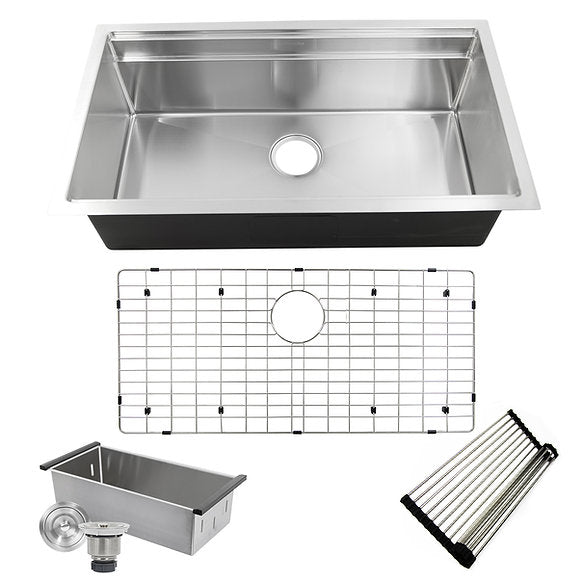 Nantucket Sinks - 36" Pro Series Workstation Kitchen Sink Model# SR-PS-3620-16