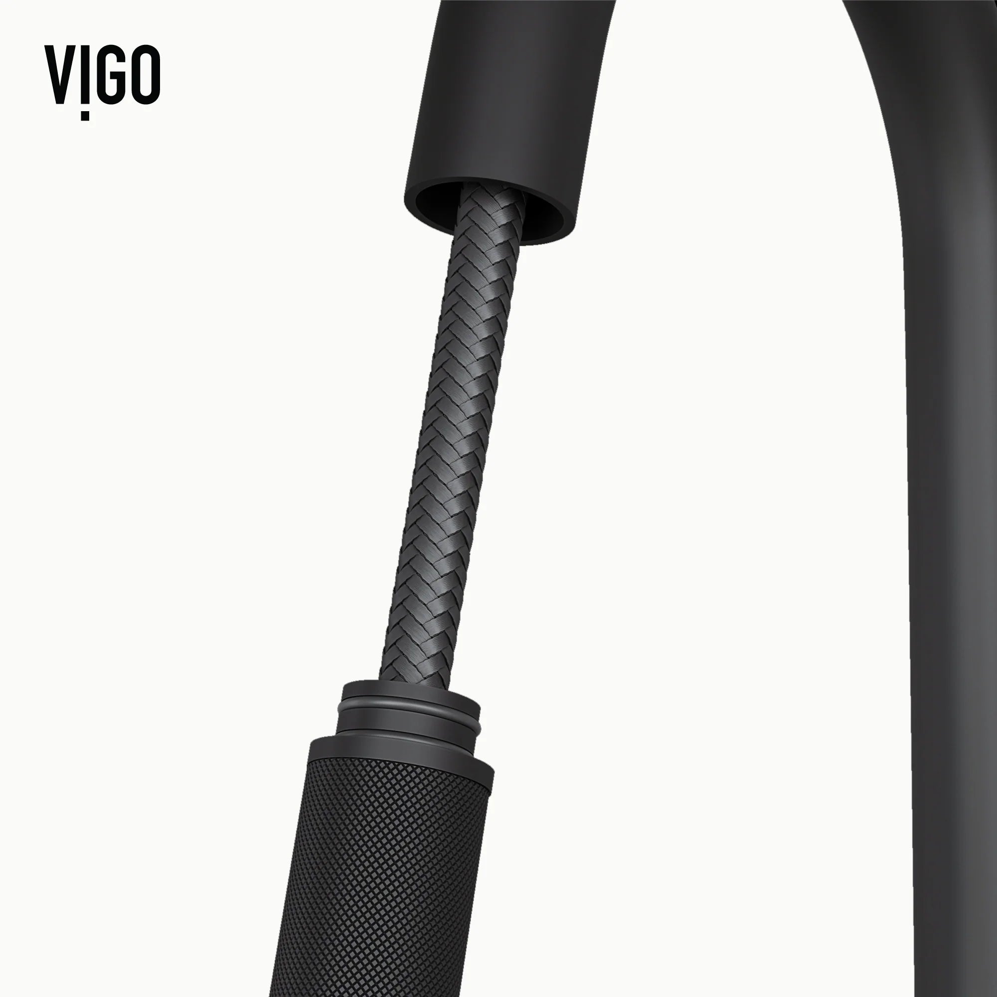 VIGO - Gramercy 17" Single Handle Smart Pull-Down Kitchen Touchless Faucet In Matte Black Model# VGO2008MBS