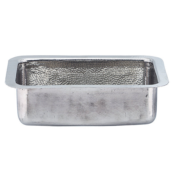 Nantucket Sinks - 20" Hand-Hammered Stainless Steel Dual Mount Bar/Prep Sink Model# RES2014
