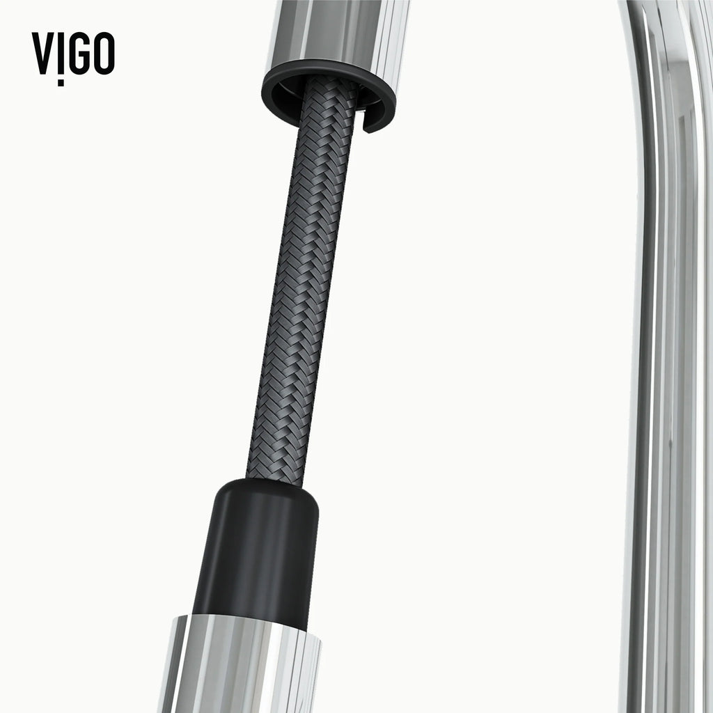 VIGO - Greenwich 18 in. Single Handle Smart Pull-Down Touchless Sensor Kitchen Faucet In Chrome Finish Model# VG02029CHS