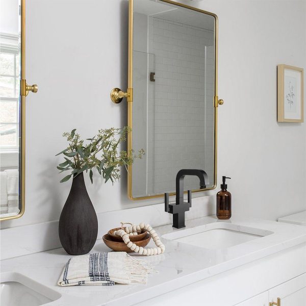 Oakland Two Handles Bathroom Sink Faucet with Pop Up Drain in Matte Black Model# KSB1216MB