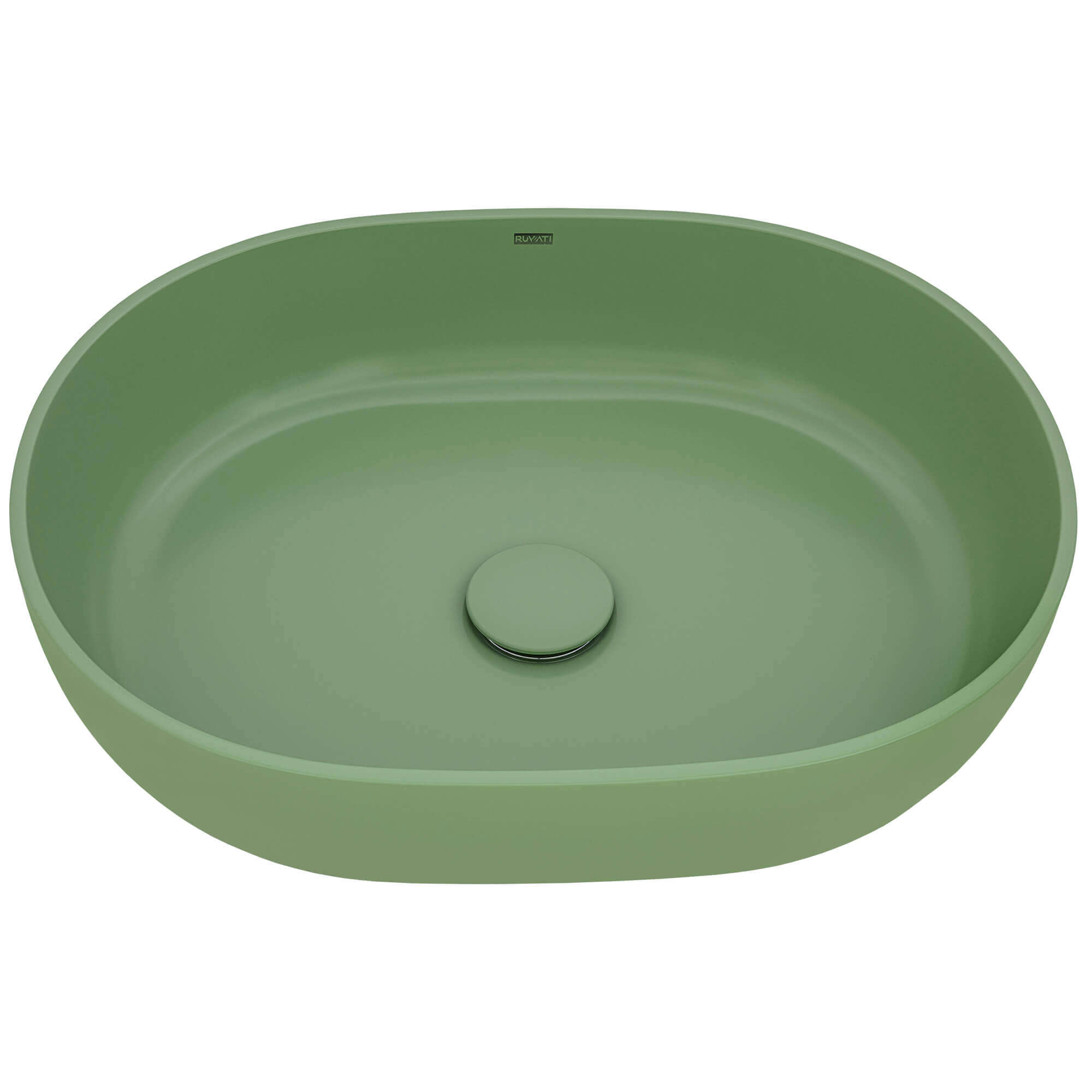 Canali Model: RVB2119GN Ruvati 19-inch Avocado Lime Green epiStone Solid Surface Bathroom Vessel Sink – RVB2119GN