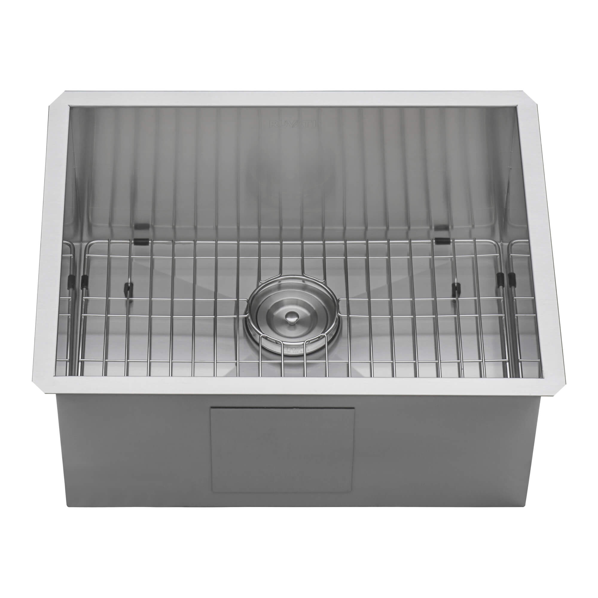 Nesta Ruvati 23" Undermount 16 Gauge Zero Radius Kitchen Sink Stainless Steel Single Bowl – Model# RVH7100