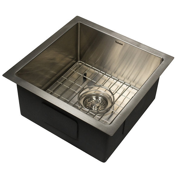Nantucket Sinks - 15" All-Weather Undermount Outdoor Use Stainless Steel Bar/Prep Sink Model# AW1515-16