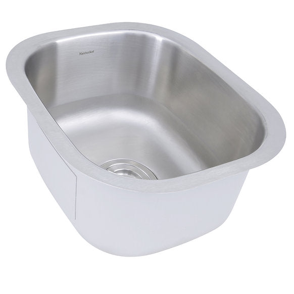 Nantucket Sinks 15" Rectangle Undermount Stainless Steel Bar/Prep Sink Model #NS1512