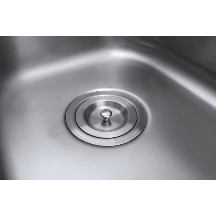 Parmi Model: RVM4500 Ruvati 29-inch Undermount 60/40 Double Bowl 16 Gauge Stainless Steel Kitchen Sink – RVM4500