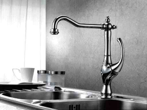 Dawn Single-Lever Kitchen Faucet with Side Spray In Brushed Nickel Model# AB08 3155BN