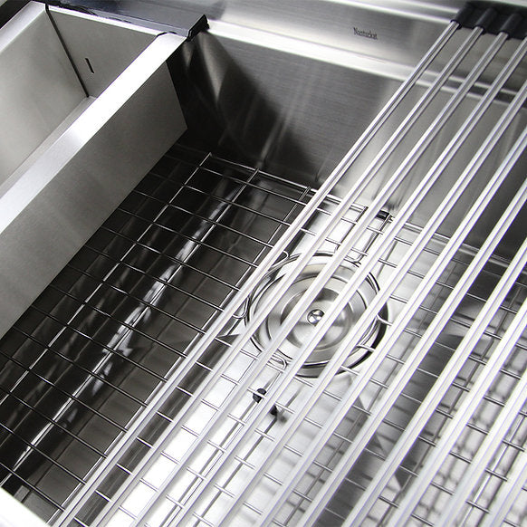 Nantucket Sinks 32" Pro Series Workstation Undermount Stainless Steel Kitchen Sink Model# ZR-PS-3220-16