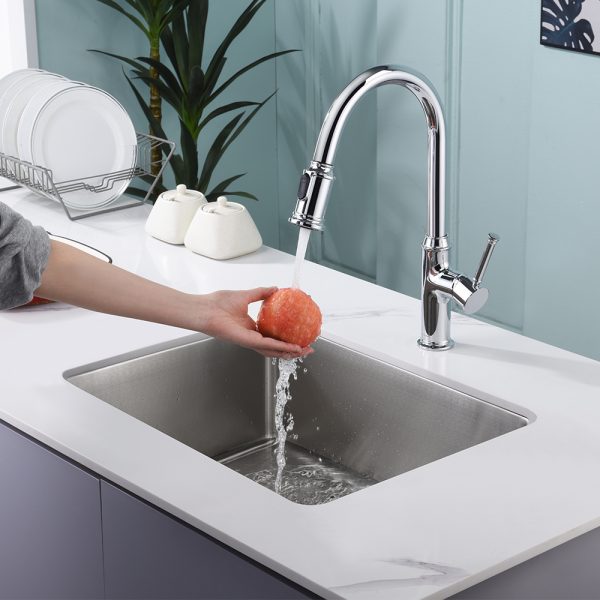 Oakland 18 Gauge 23″ Undermount Stainless Steel Single Bowl Small Radius (1-1/2") Kitchen Sink Model# KSU23189L