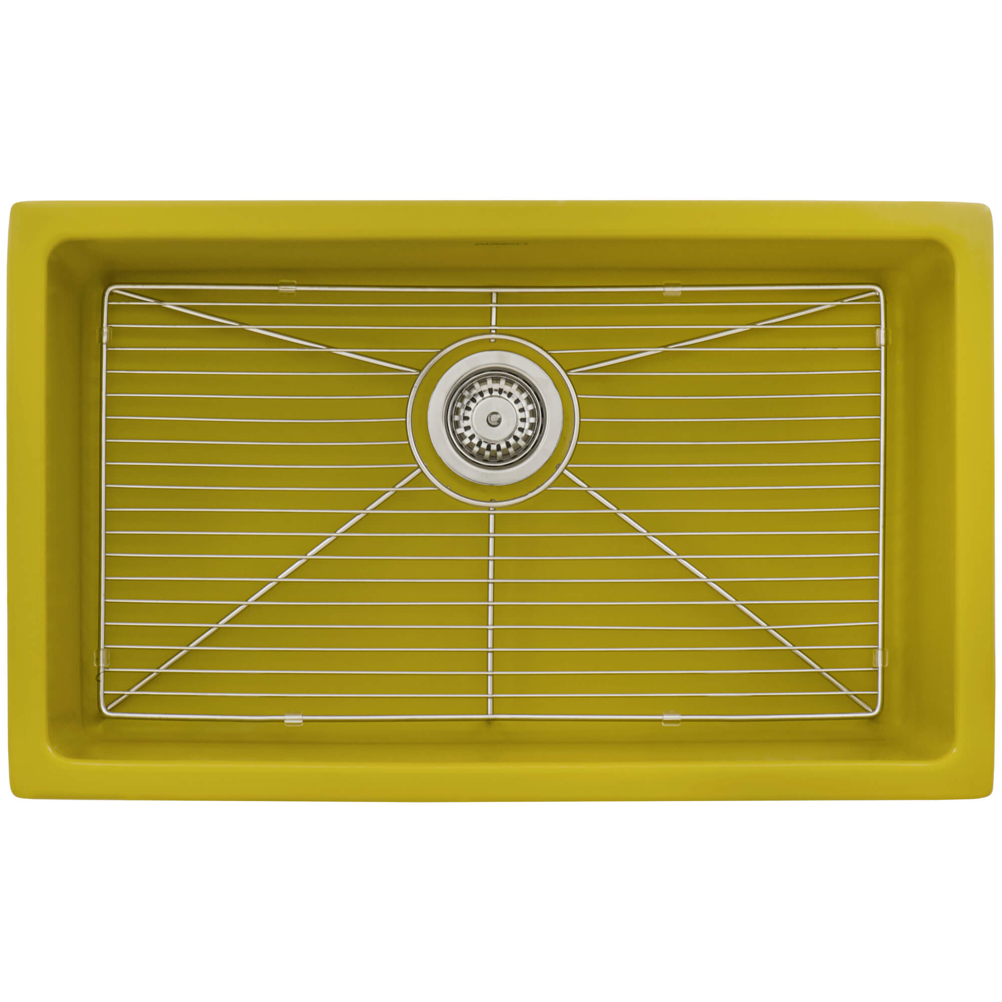 Fiamma Model: RVL3030YL Ruvati 30-inch Fireclay Undermount / Drop-in Topmount Kitchen Sink Single Bowl – Yellow – RVL3030YL