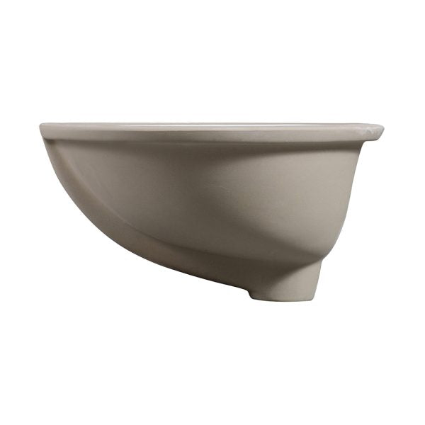 Oakland 16″ x 13″ White Oval Undermount Ceramic Bathroom Sink with Overflow Drain – Model# LVU1613W
