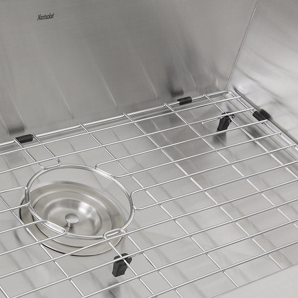 Nantucket Sinks - 28" Pro Series Large Rectangle Single Bowl Undermount Zero Radius Stainless Steel Kitchen Sink Model# ZR2818-16