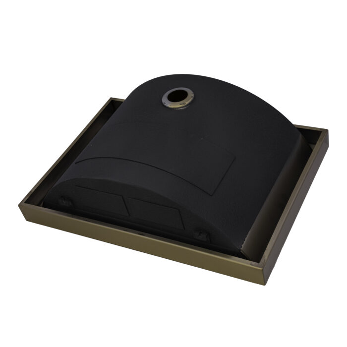 Ariaso Ruvati 20" x 14" Semi-Recessed Drop-in Topmount Brushed Gold Rectangular Bathroom Sink – Model# RVH6211GG