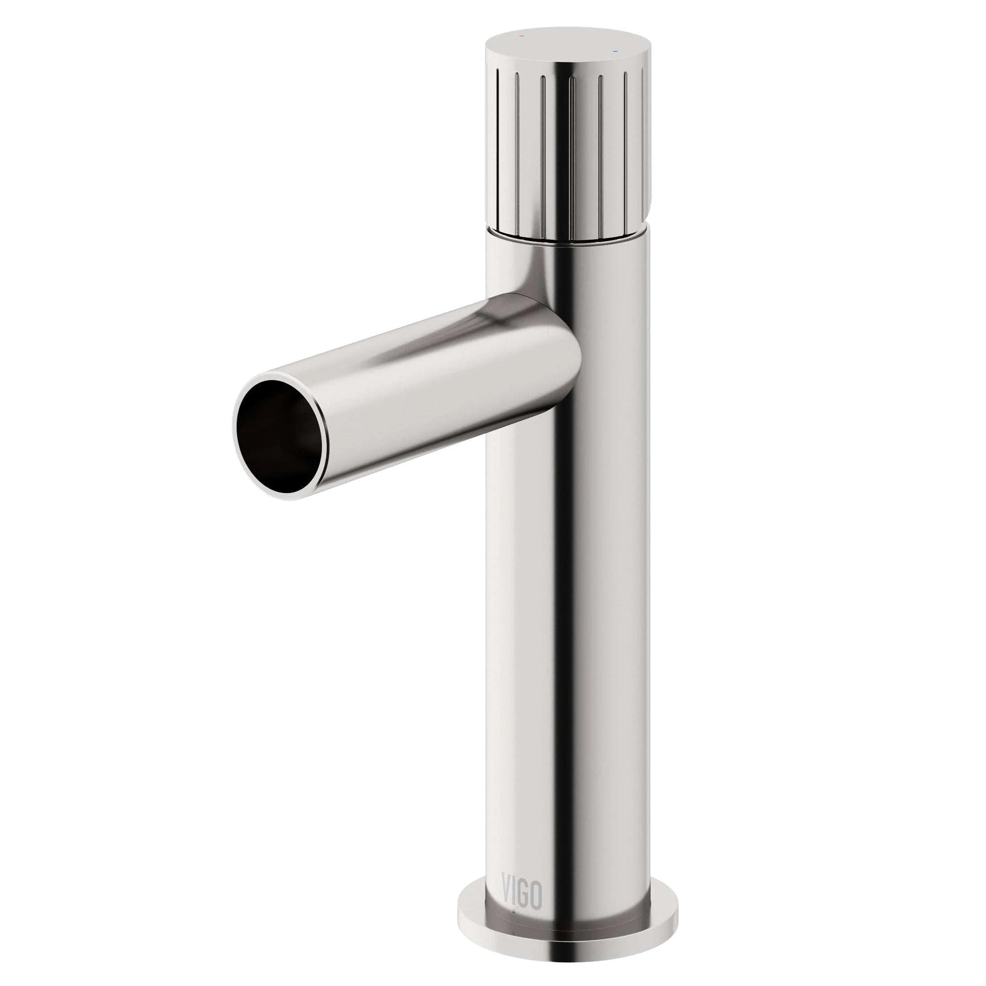 VIGO - Ashford Single Hole Bathroom Faucet In Brushed Nickel Model# VG01052BN