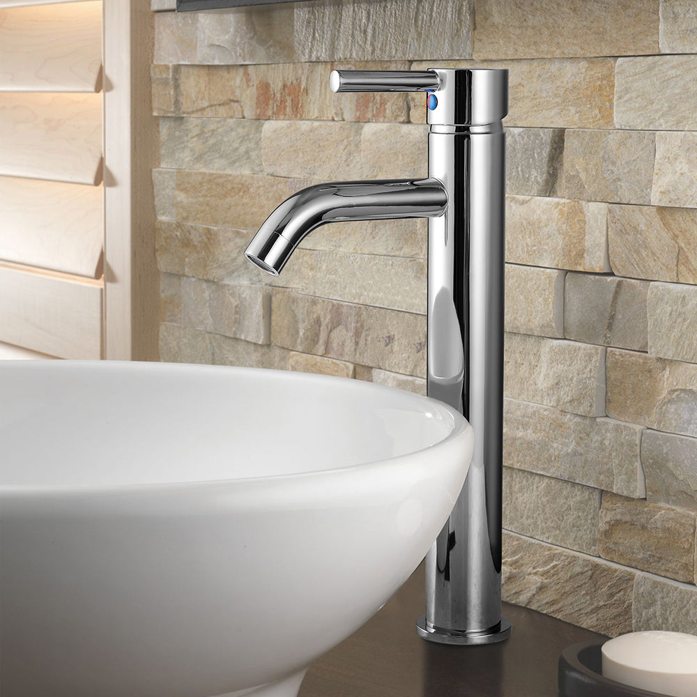 Oakland Single Handle Bathroom Sink Vessel Faucet with Pop Up Drain in Chrome Model# KSB1119C