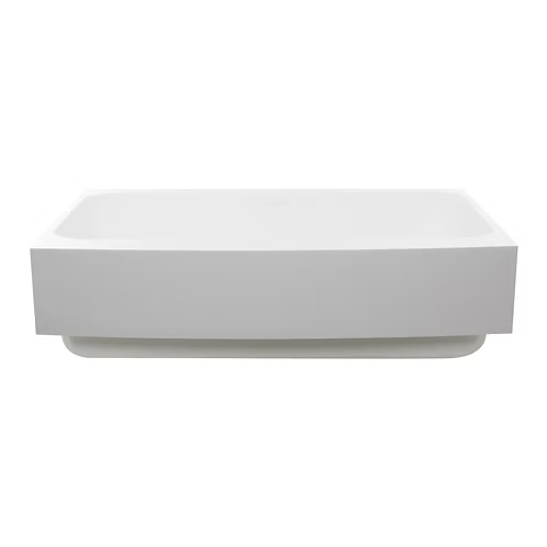 Nantucket Sinks Retrofit Glacier Stone Single Bowl Apron Front Kitchen Sink Model# NS-GSEZA32S